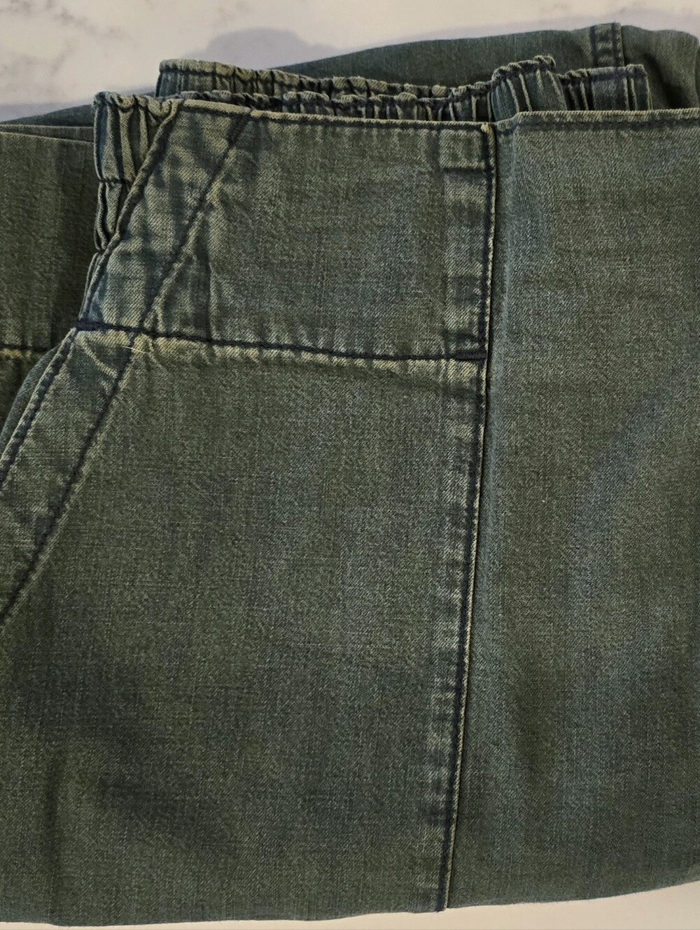 We The Free Breezy Denim Pull-On Jeans, Everglade - Picture 6 of 7